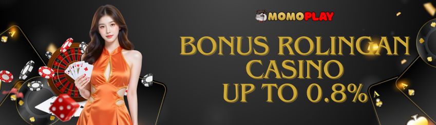 BONUS MINGGUAN LIVE CASINO UP TO 0.8%
