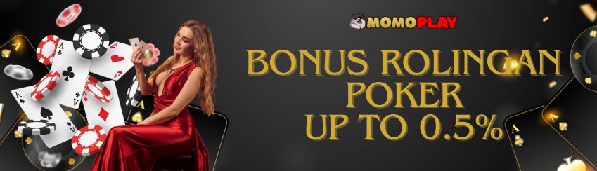 BONUS MINGGUAN POKER UP TO 0.5%